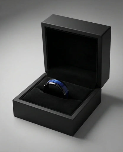 The Midnight Azure Textured Band