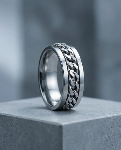Urban Catalyst: Industrial Silver Link Ring