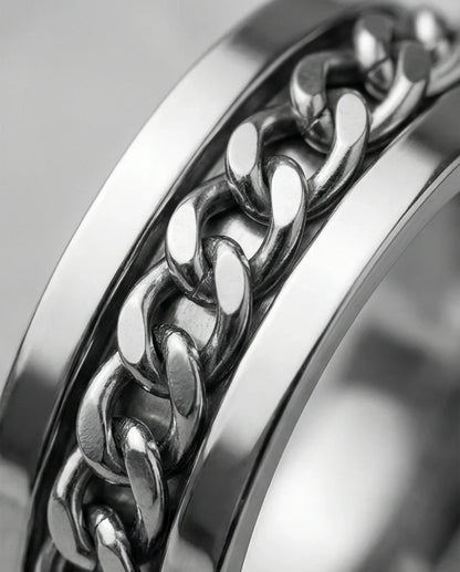 Urban Catalyst: Industrial Silver Link Ring