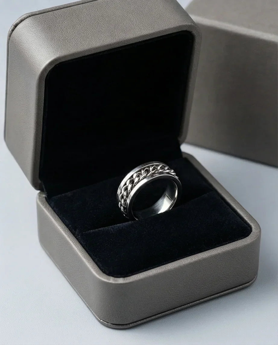 Urban Catalyst: Industrial Silver Link Ring