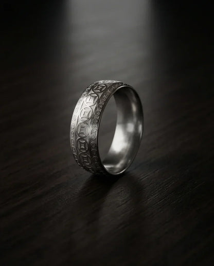 Zenith Coin: Minimalist Feng Shui Statement Band