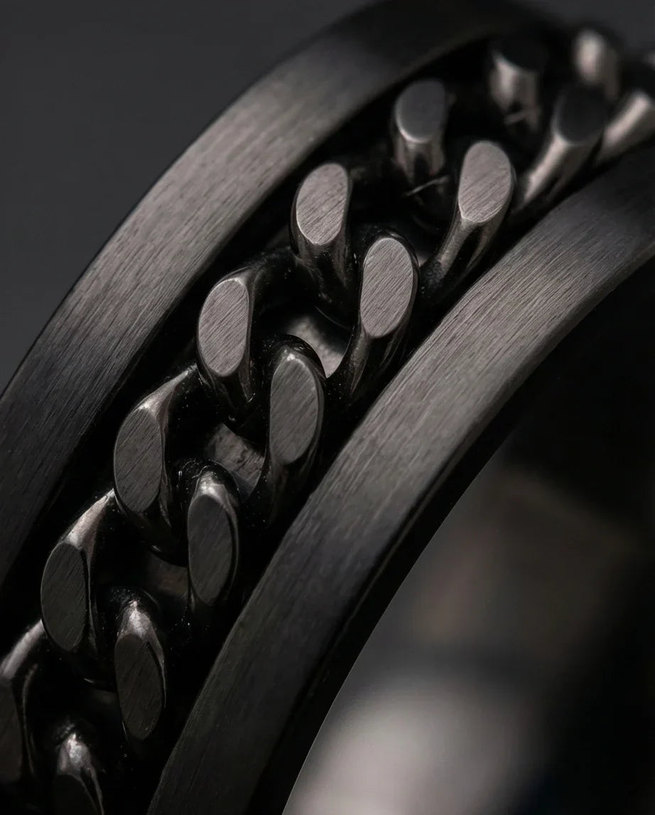 The Stealth Gunmetal Link Band