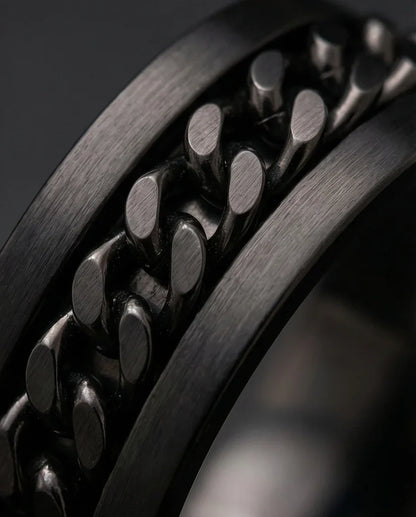 The Stealth Gunmetal Link Band
