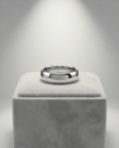 The Stellar Dome: High-Polish Mirror-Finish Band