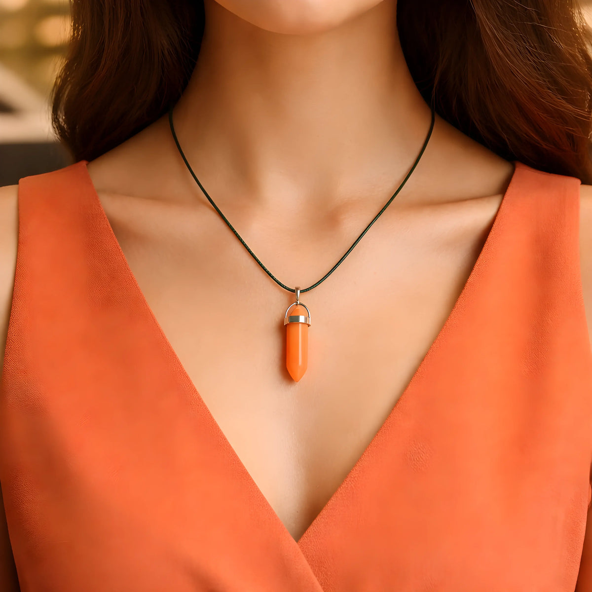 The Iridescent Aura Prism Pendant