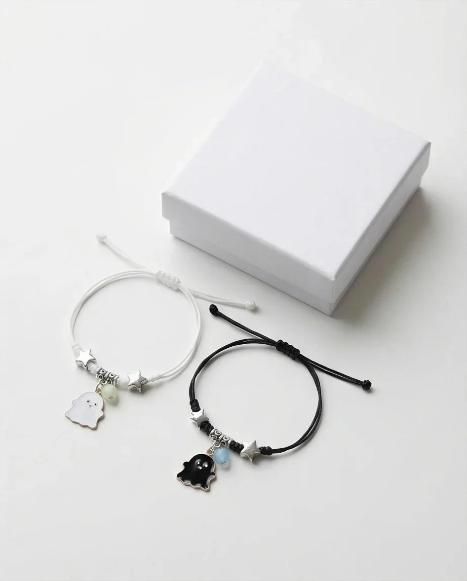 The Phantom Bond: Matching Ghost Bracelets