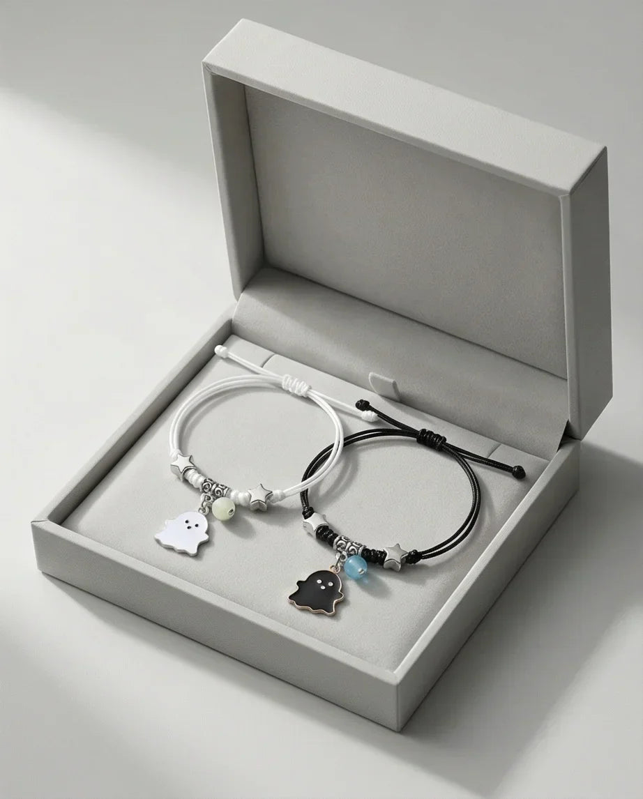 The Phantom Bond: Matching Ghost Bracelets