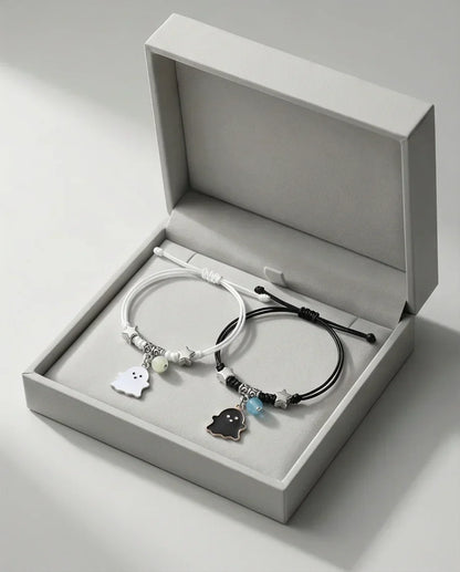The Phantom Bond: Matching Ghost Bracelets