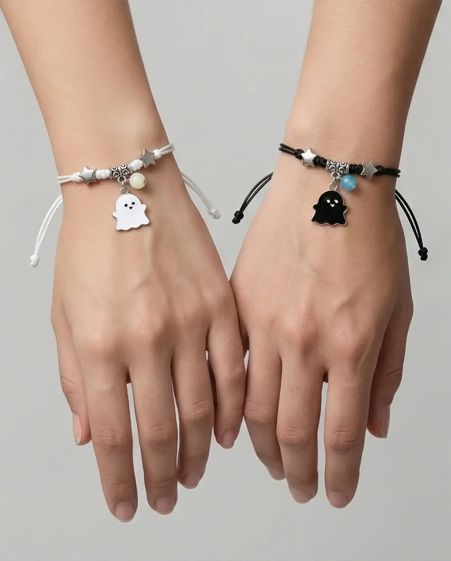 The Phantom Bond: Matching Ghost Bracelets