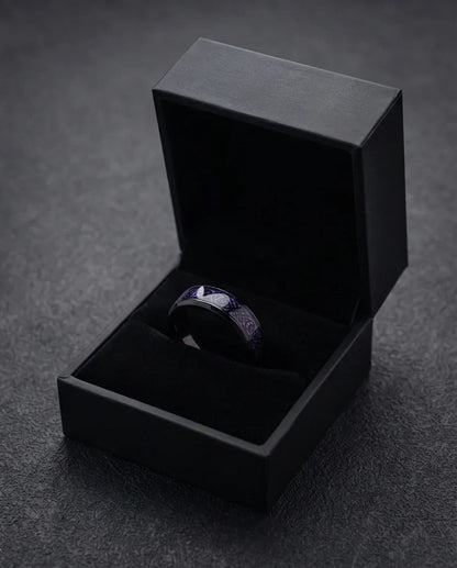 The Obsidian Dragon Knot Band