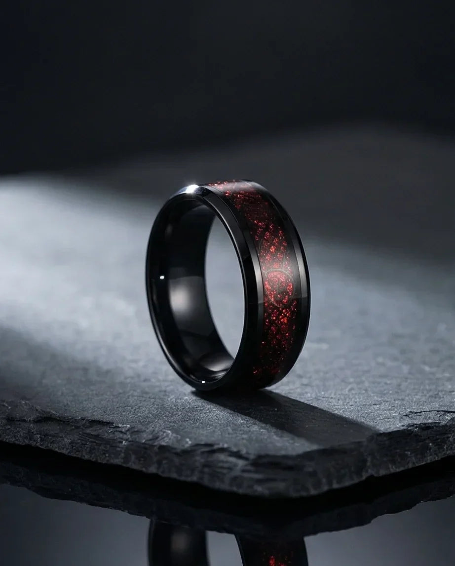 The Crimson Dragon Knot Band
