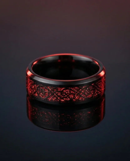 The Crimson Dragon Knot Band