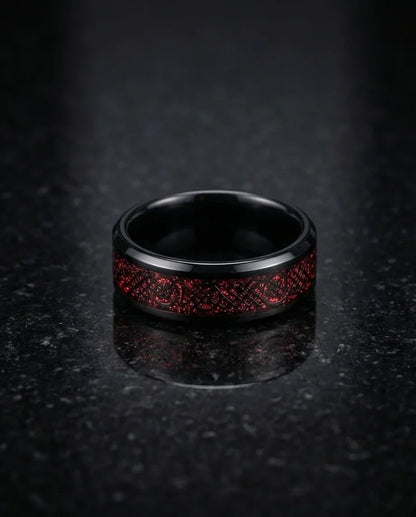 The Crimson Dragon Knot Band
