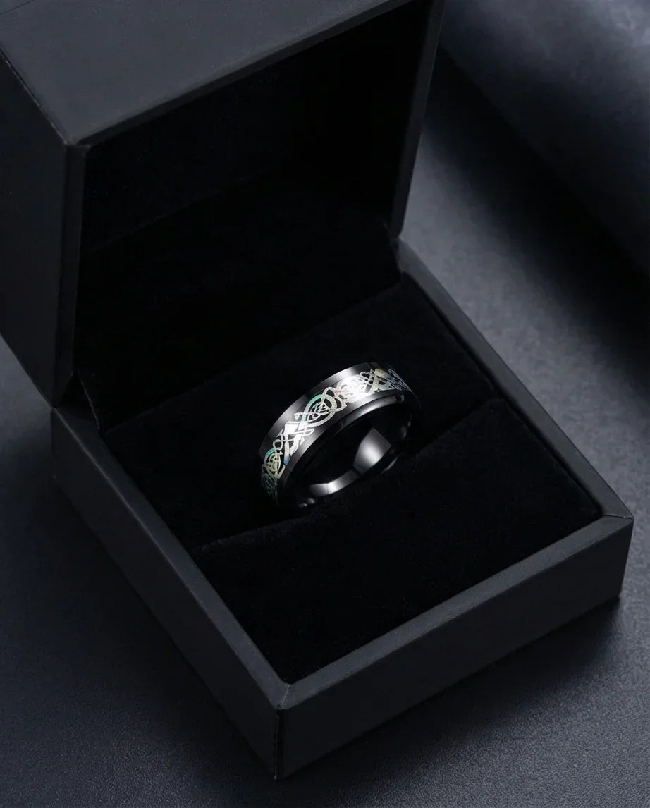Multicolor Celtic Knot Ring