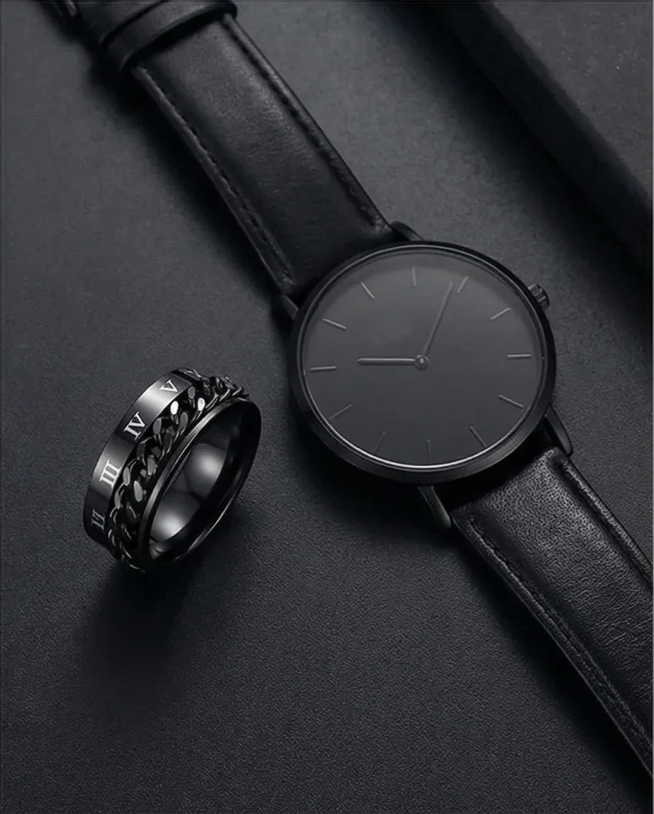 The Obsidian Roman Chain Band