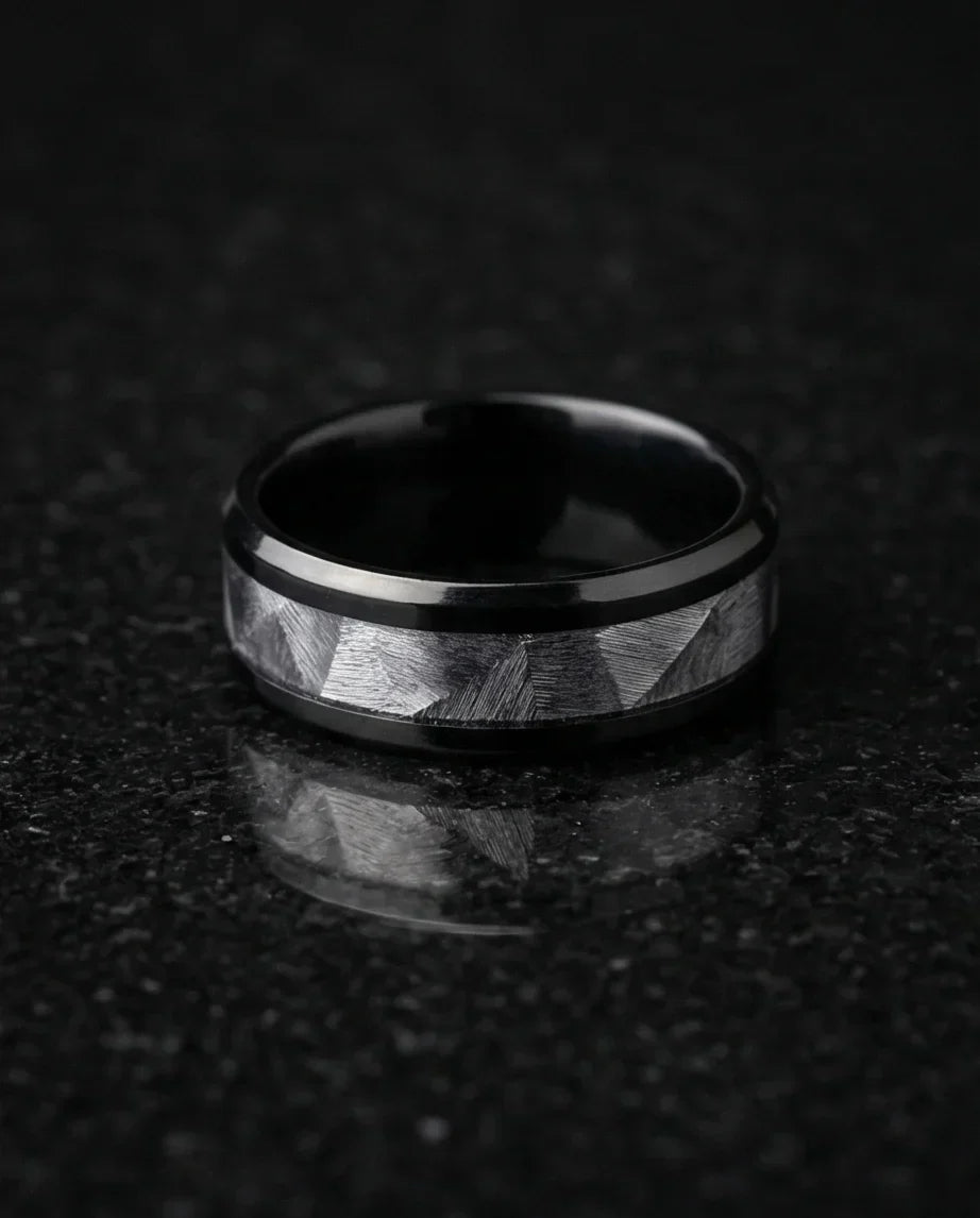 The Azure Edge Titanium Band