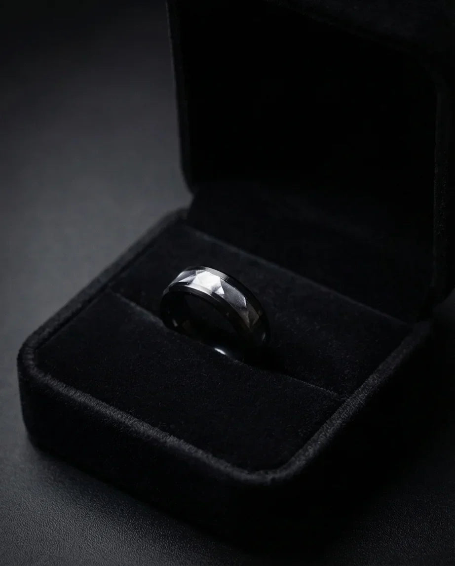 The Azure Edge Titanium Band