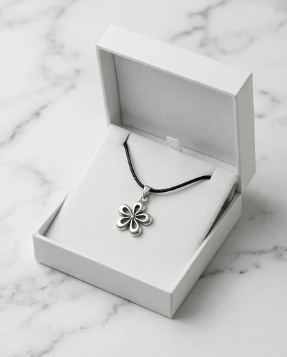 The Sakura Blossom Silver Pendant
