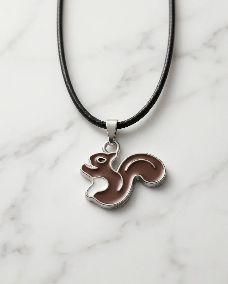 The Chestnut Squirrel Pendant