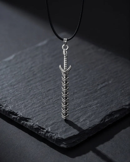 Dragon Spine Sword Pendant Necklace