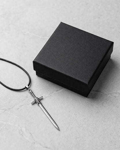 The Excalibur Medieval Sword Necklace