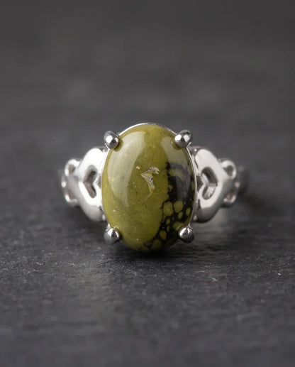 Olive Serpentine Butterfly Ring