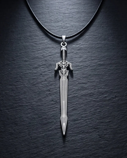 Silver Mythic Broadsword Pendant