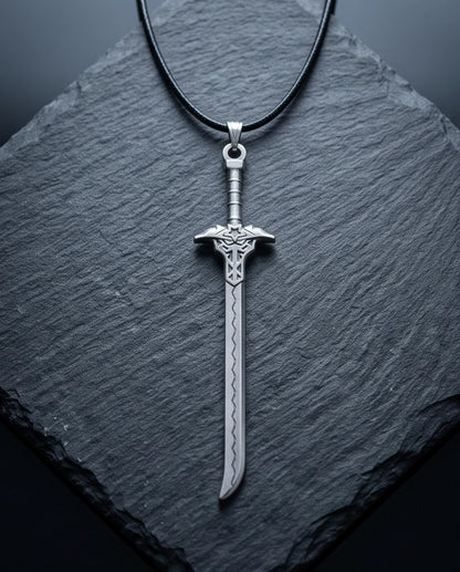 Vintage Katana Sword Pendant Necklace