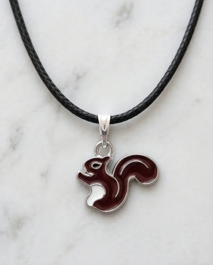 The Walnut Squirrel Pendant