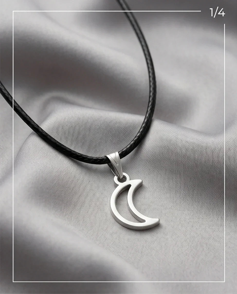 The Luna Minimalist Crescent Moon Necklace
