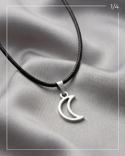 The Luna Minimalist Crescent Moon Necklace