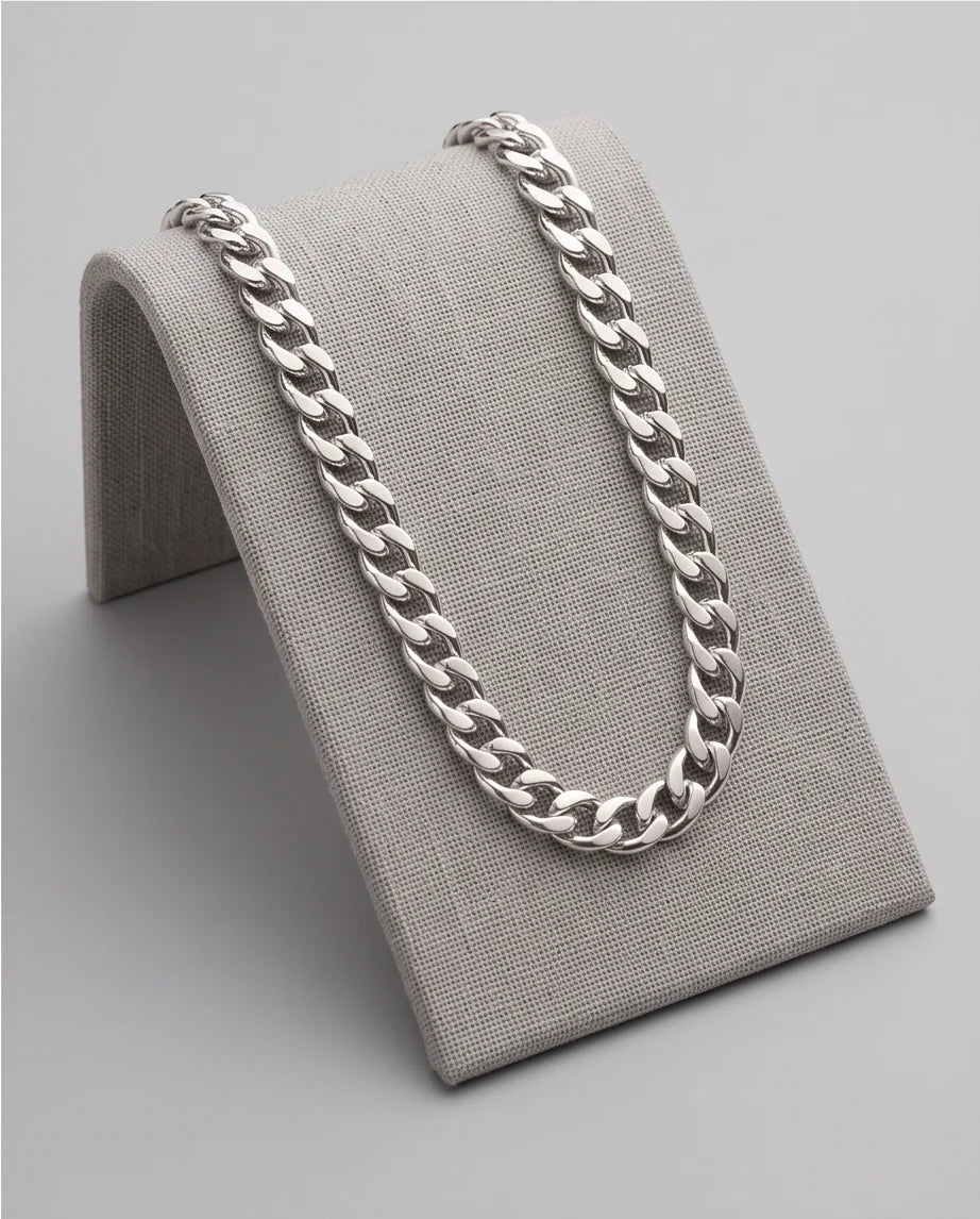 Silver Classic Curb Chain Bracelet