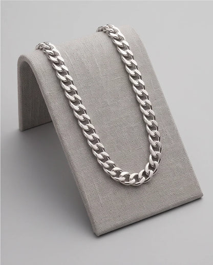 Silver Classic Curb Chain Bracelet