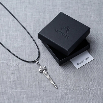 Celestial Eye Greatsword Pendant Necklace