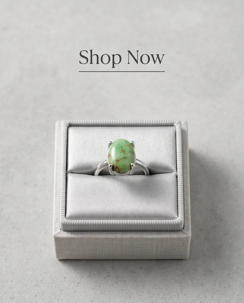 Serene Mint Turquoise Statement Ring