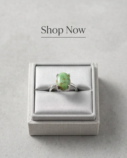 Serene Mint Turquoise Statement Ring