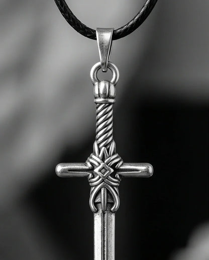 The Excalibur Medieval Sword Necklace