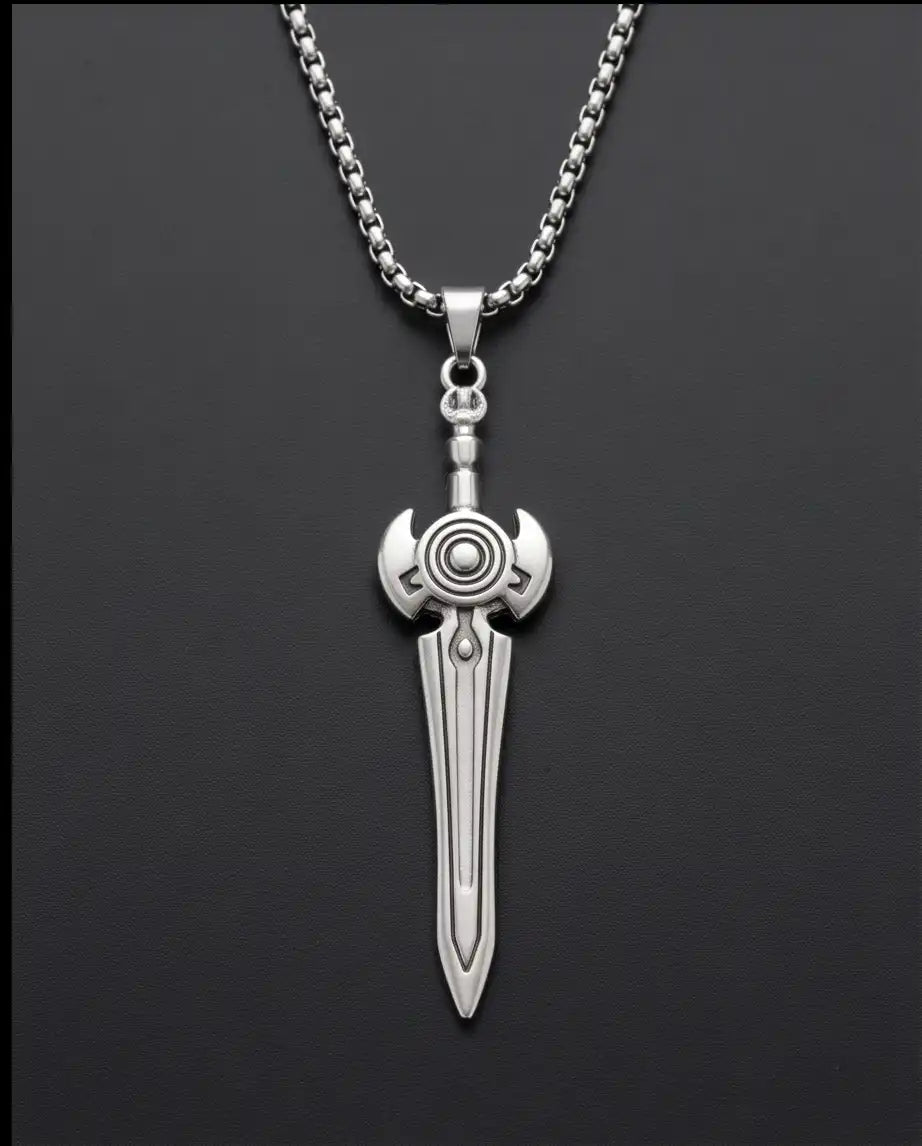 Celestial Eye Greatsword Pendant Necklace