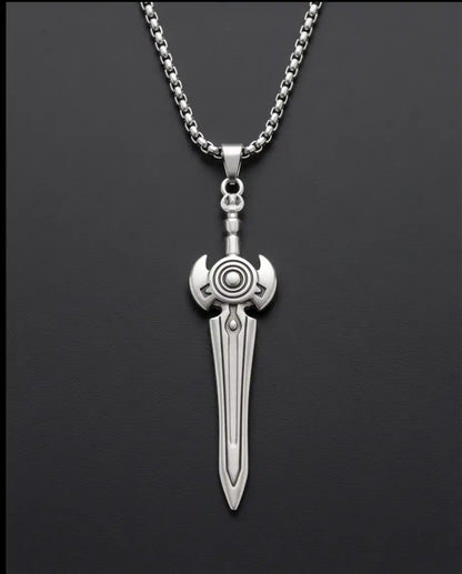 Celestial Eye Greatsword Pendant Necklace