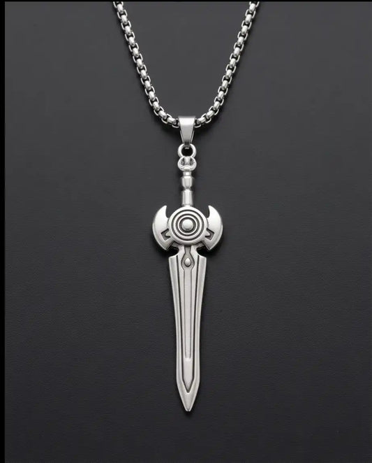 Celestial Eye Greatsword Pendant Necklace