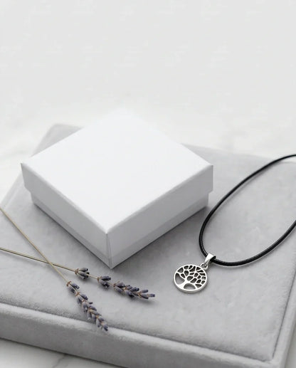 Silver Cutout Tree of Life Necklace
