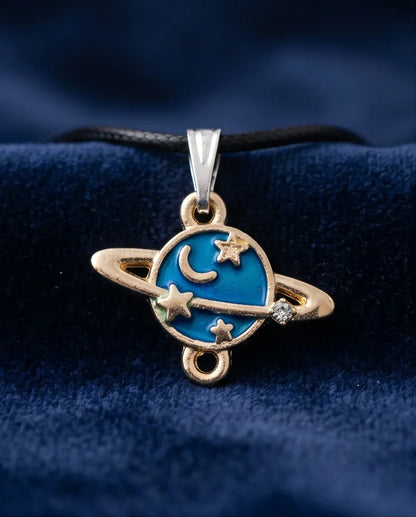 Celestial Galaxy Planet Pendant
