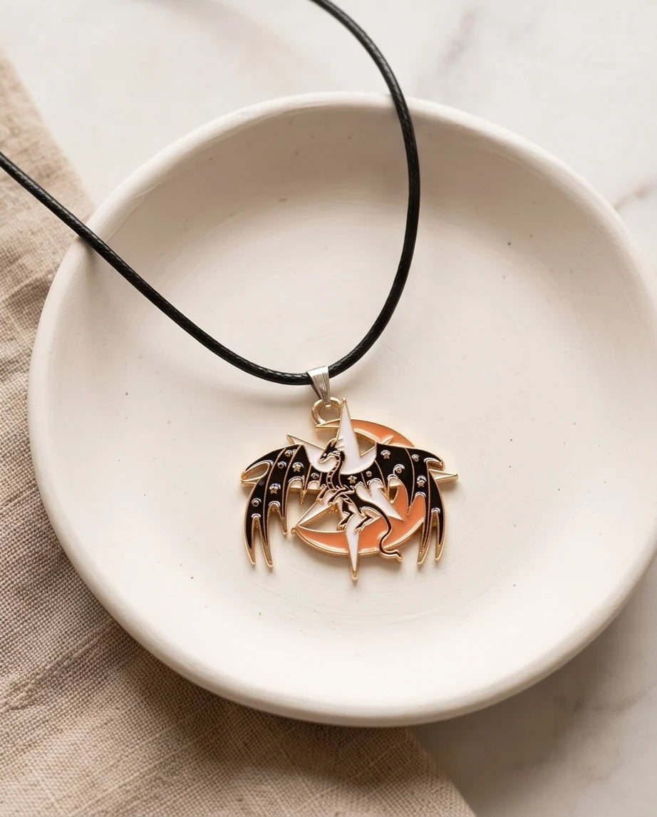 Celestial Celestial Dragon Moon & Star Pendant Necklace