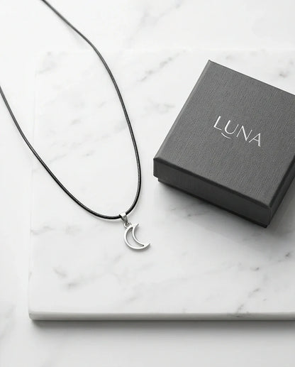The Luna Minimalist Crescent Moon Necklace