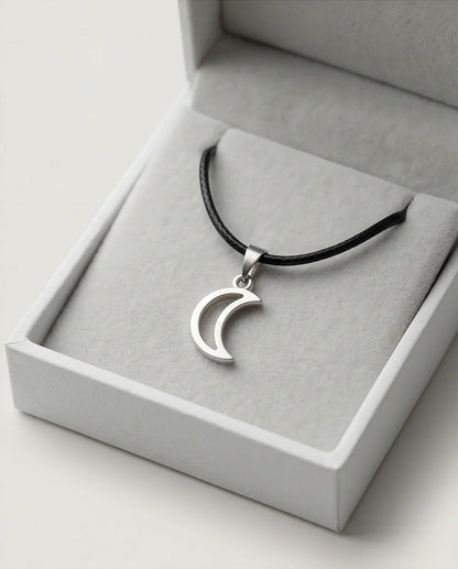 The Luna Minimalist Crescent Moon Necklace