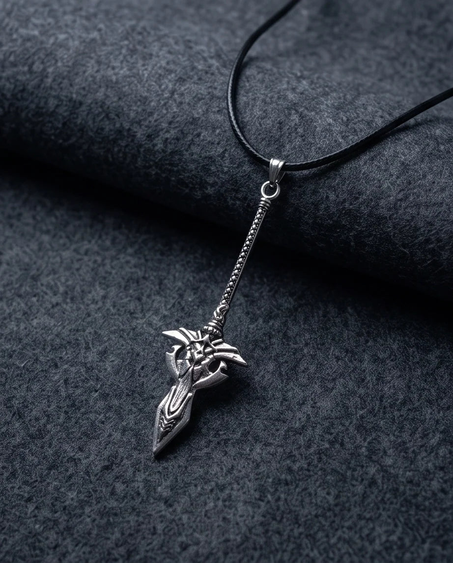 Gothic Rune Sword Dagger Pendant