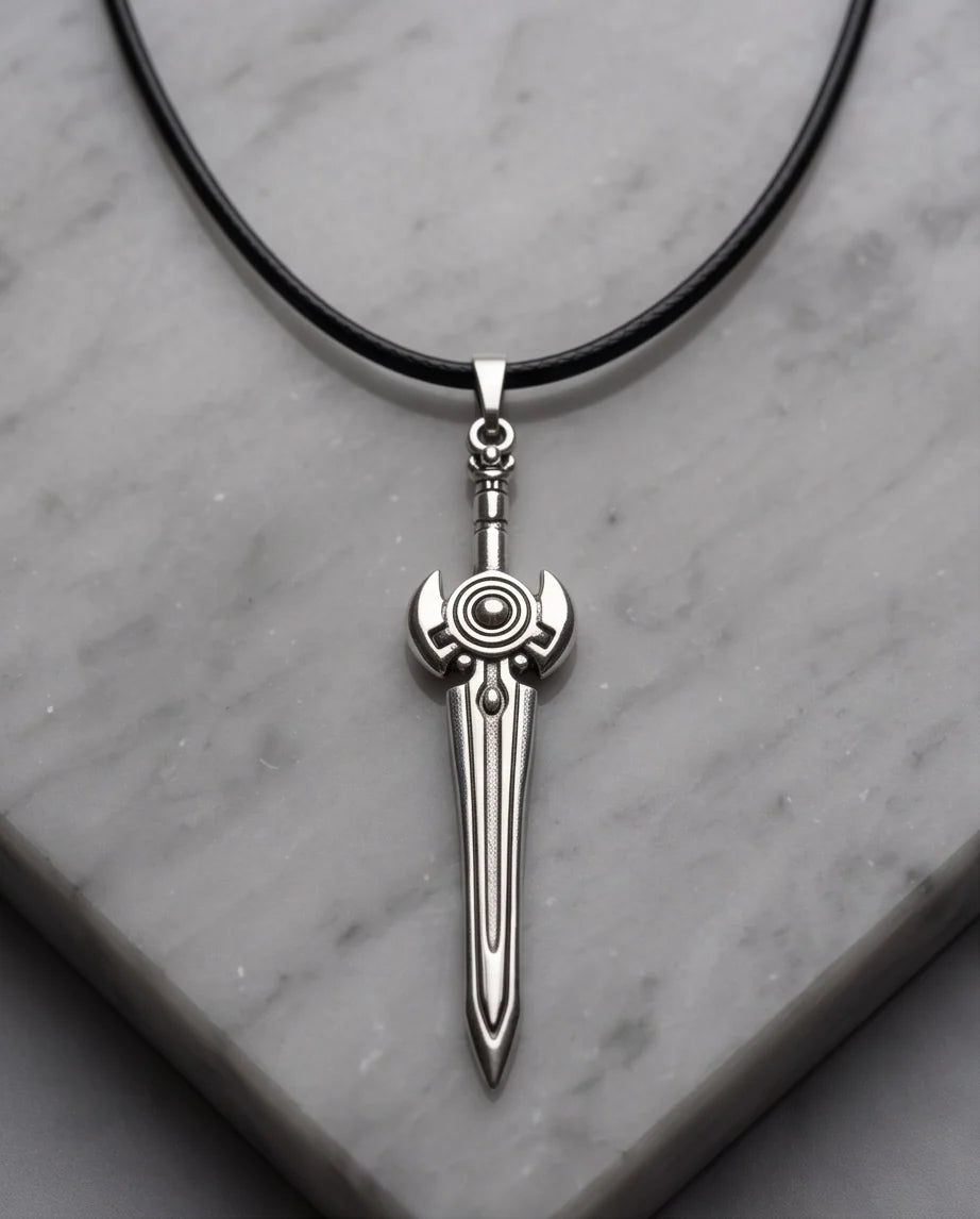 Celestial Eye Greatsword Pendant Necklace