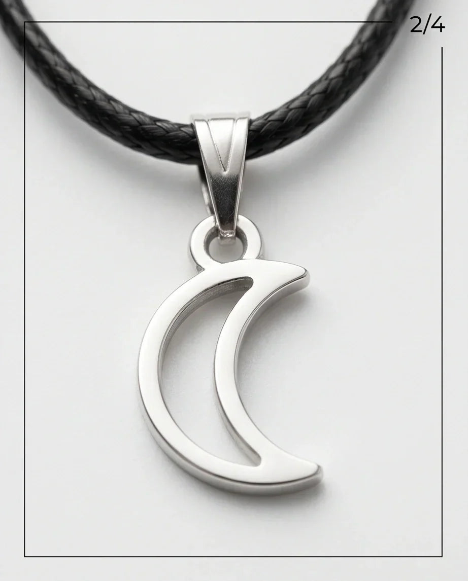 The Luna Minimalist Crescent Moon Necklace