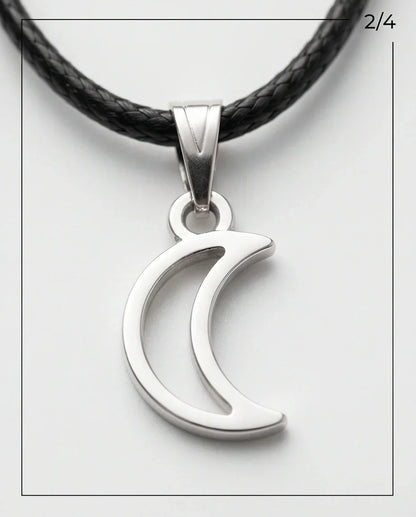 The Luna Minimalist Crescent Moon Necklace