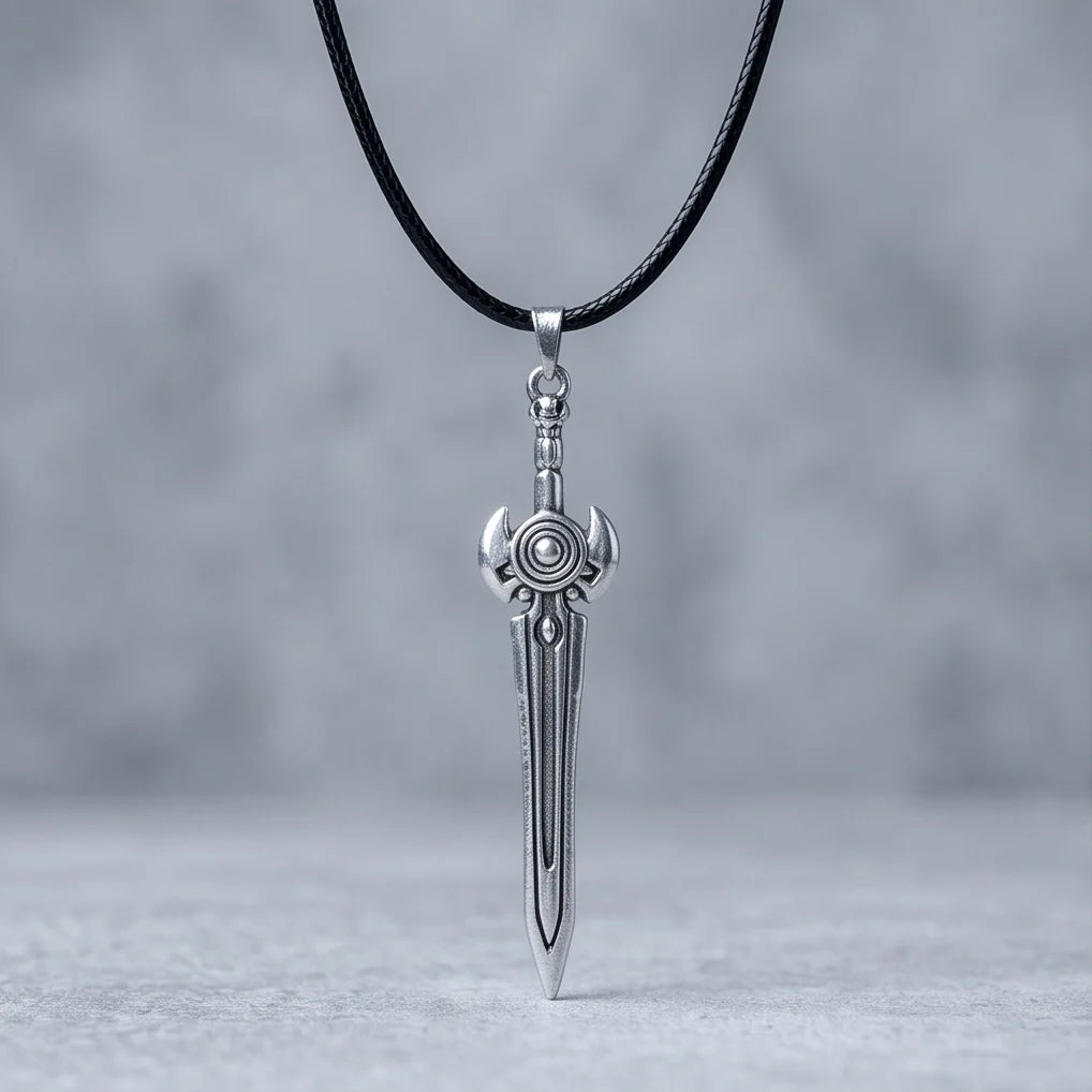 Celestial Eye Greatsword Pendant Necklace